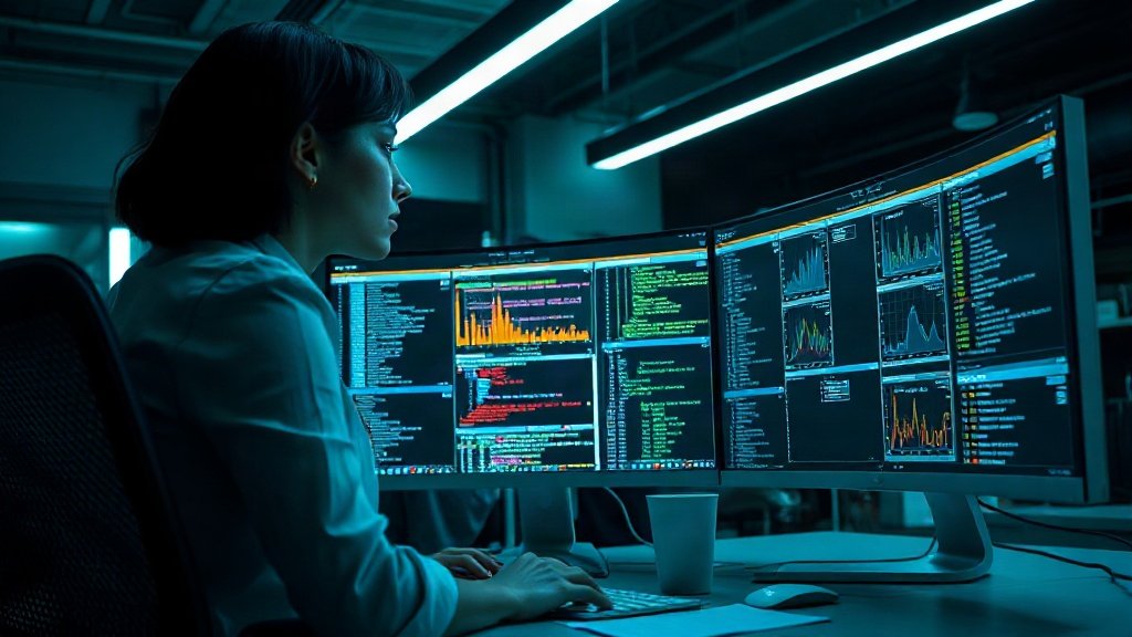 Engenheira de cibersegurança analisando tráfego web e requisições com Burp Suite